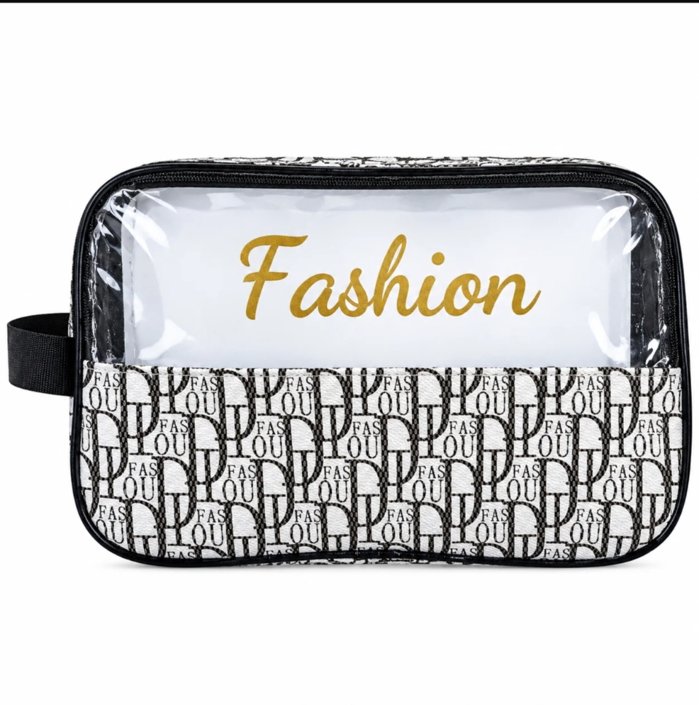 کیف لوازم آرایش مستطیلی طرح FASHION