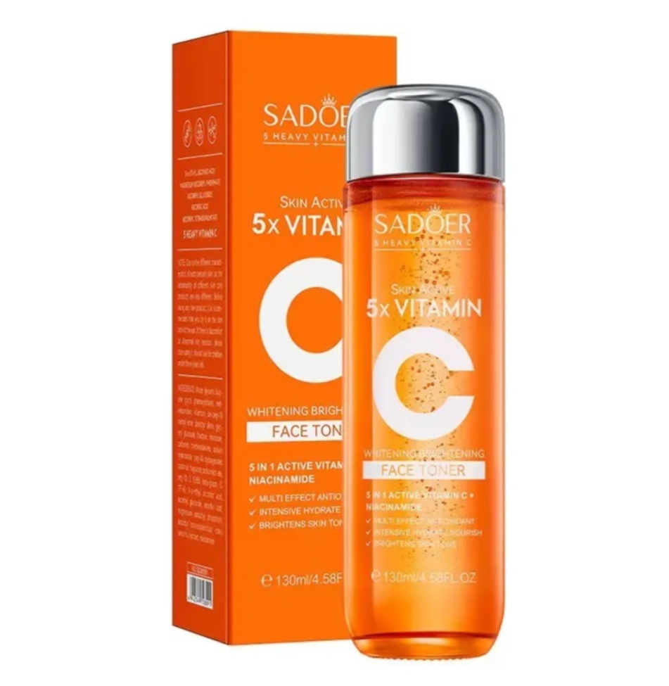 تونر ویتامین سی سادور مدل 5x Vitamin C حجم 130 میل