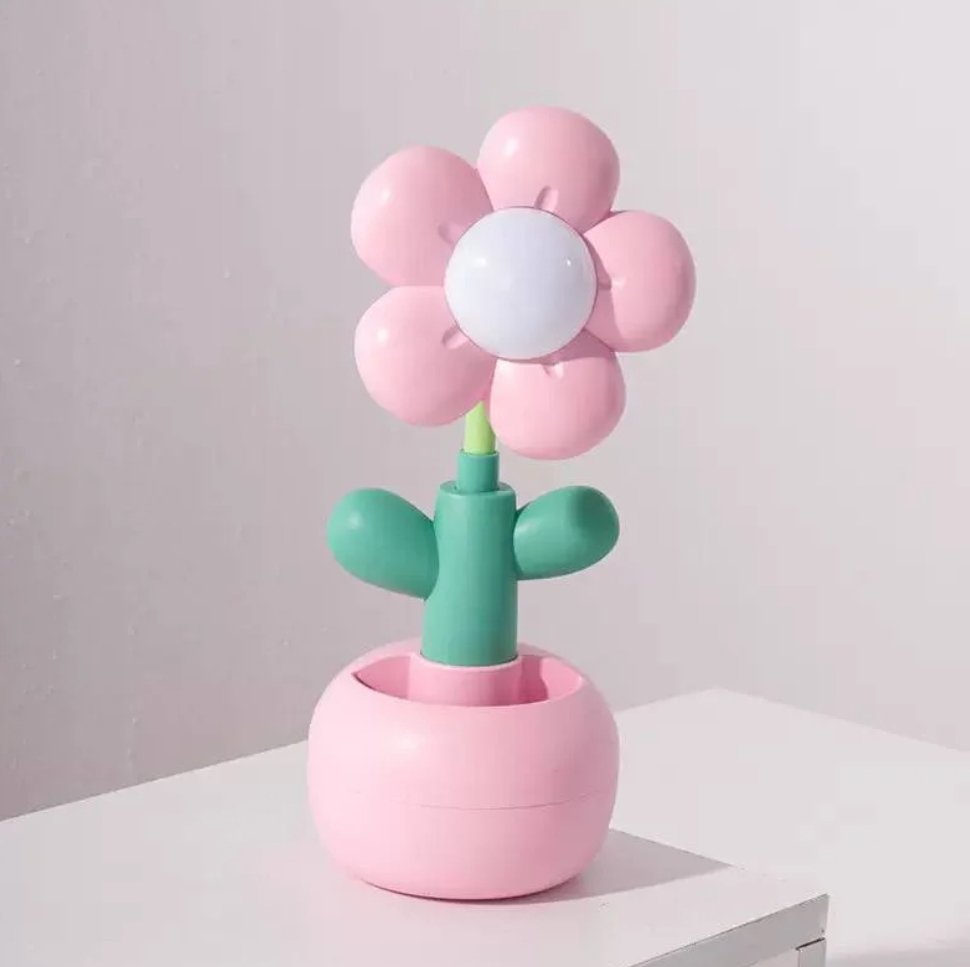 چراغ خواب و مطالعه فانتزی طرح گل
