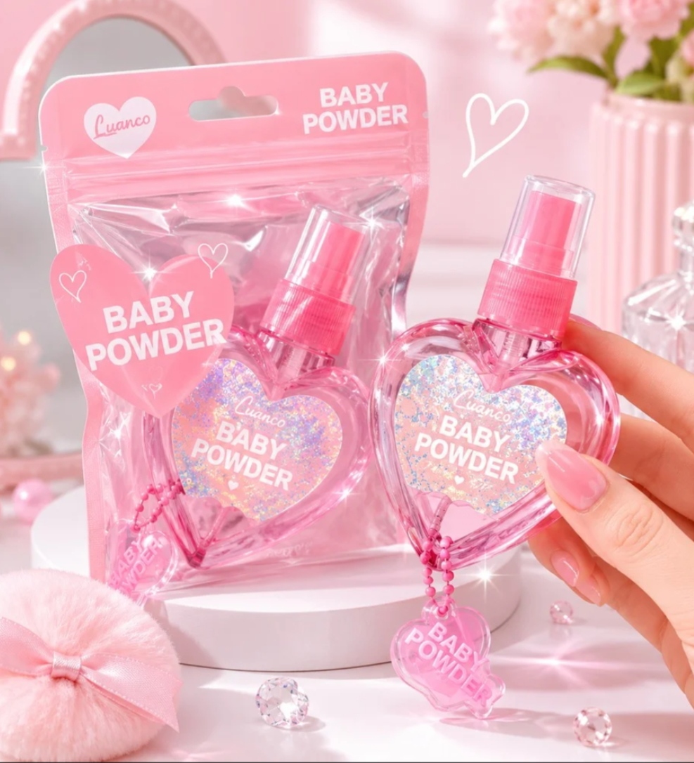 بادی اسپلش زنانه قلبی بیبی پودر لومینا