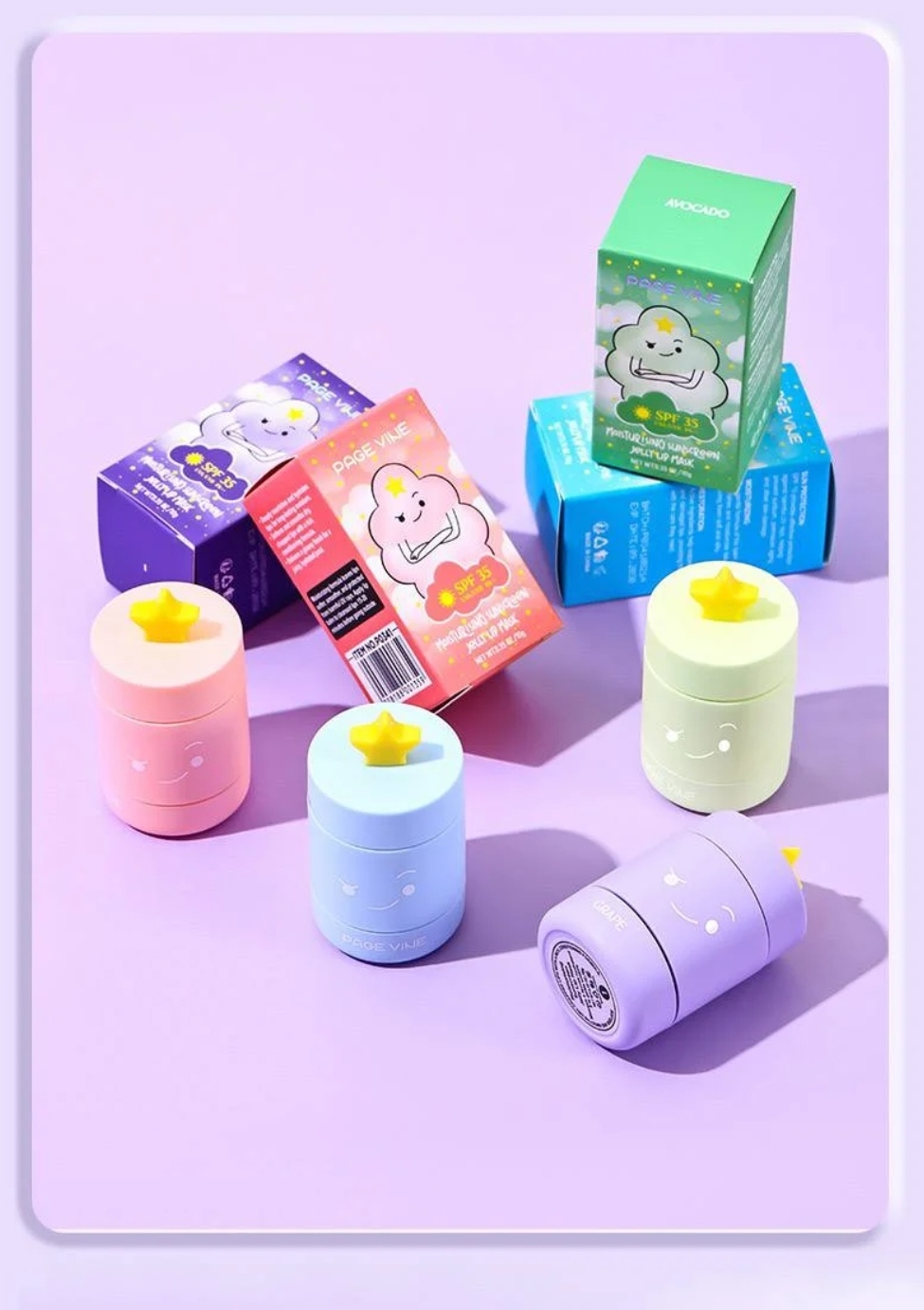 ماسک لب رنگی و ژله‌ای PAGEVINE