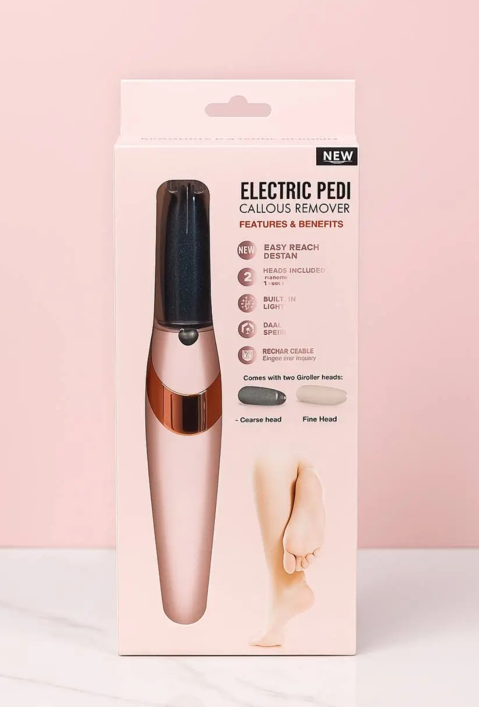 سوهان شارژی پدیکور مدل Electric Pedi Callous Remover
