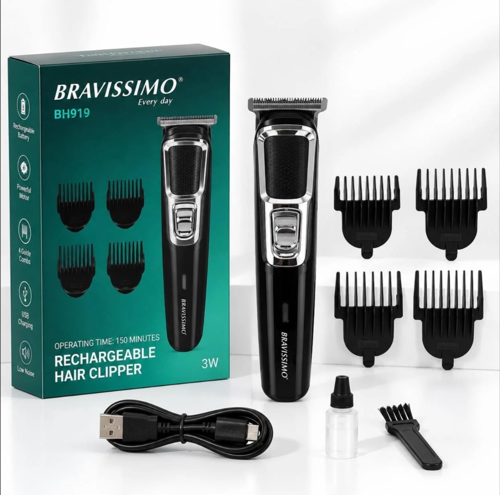 ماشین اصلاح شارژی براویسیمو مدل BH919