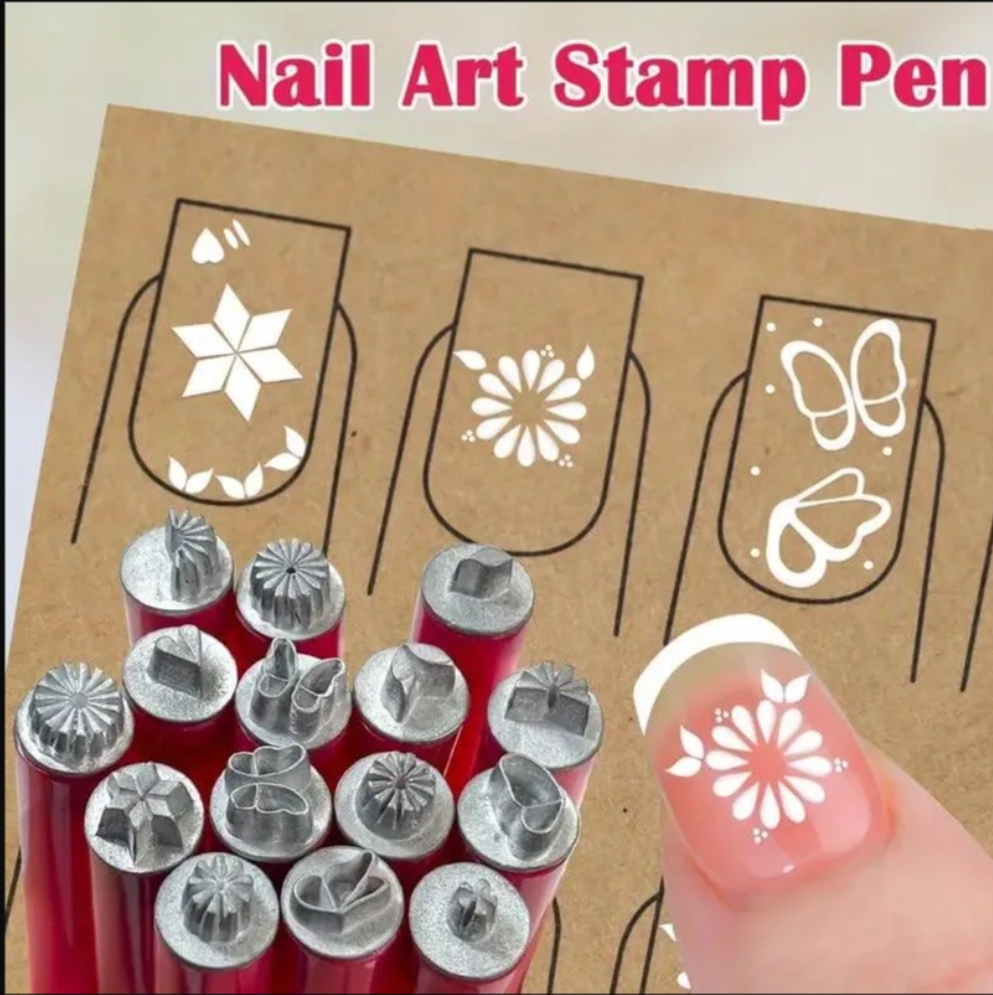 قلم مهر ناخن (Nail Art Stamp Pen)