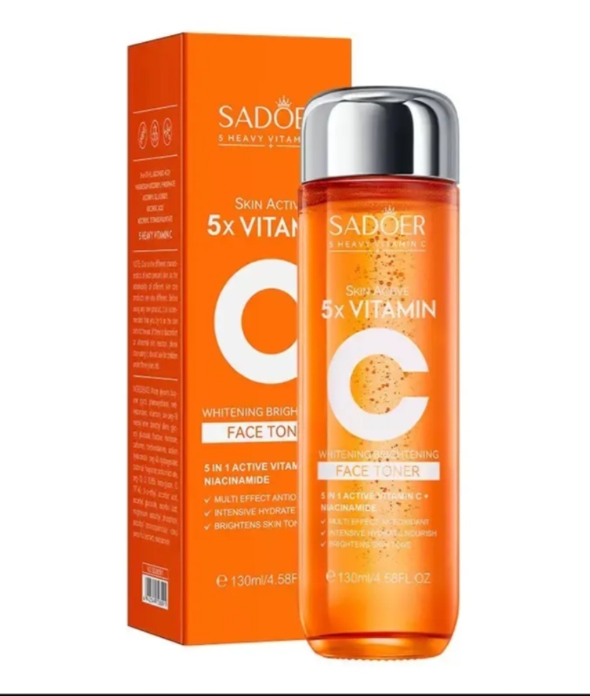 تونر ویتامین سی سادور مدل 5x Vitamin C حجم 130 میل